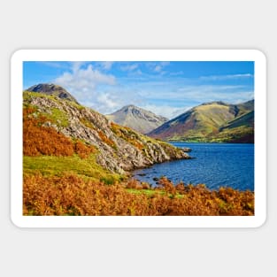 Wastwater and Great Gable Mountain Sticker